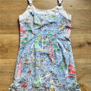 Lilly Pulitzer Blue and White Nautical Dress